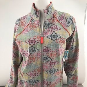 Old Navy cotton zip up jacket (Floral pattern)